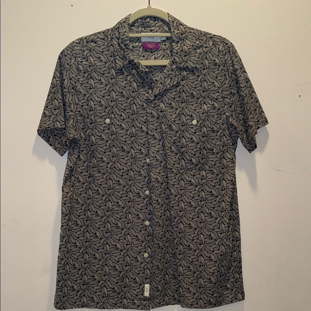 Men's Black Patterned Shirt
